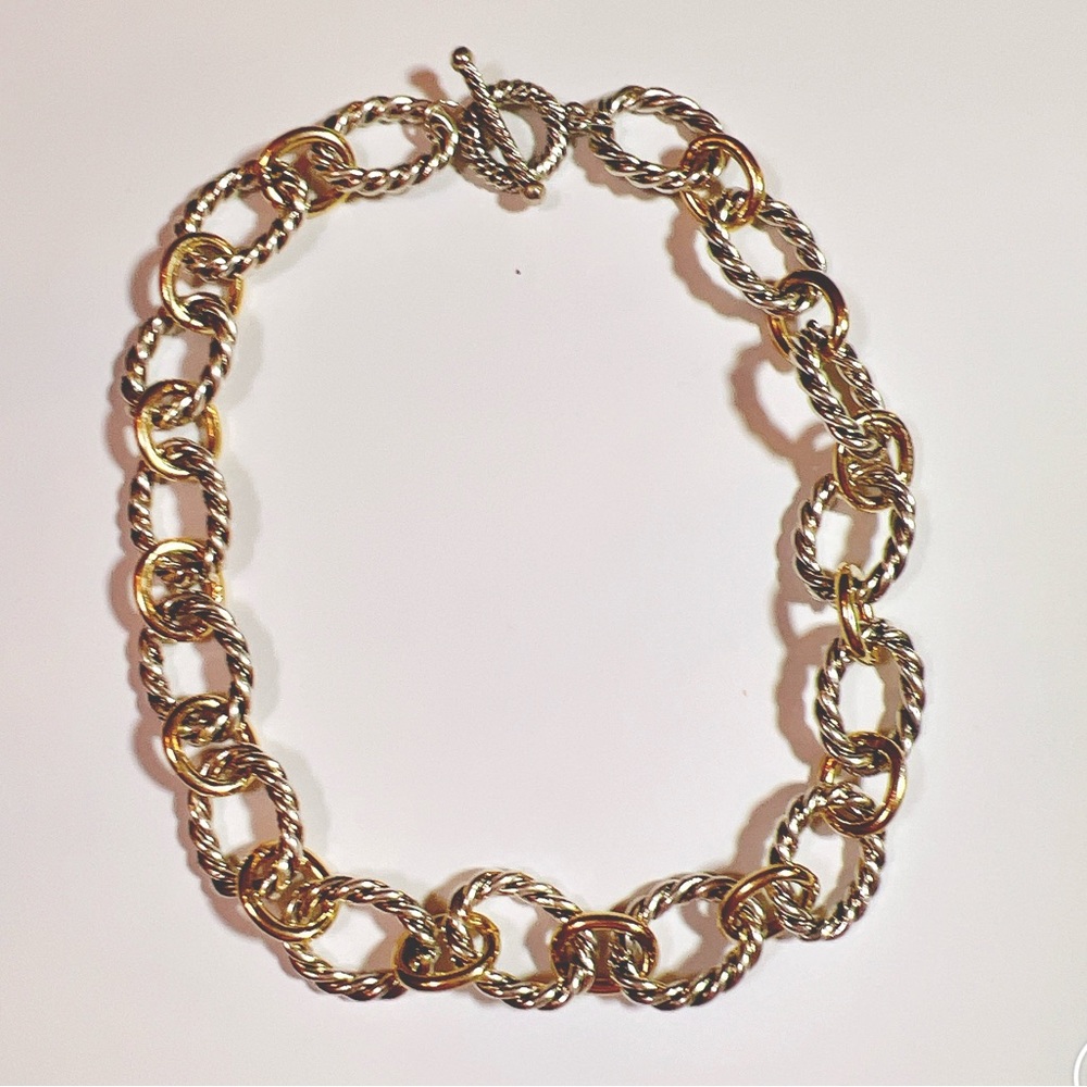 NEW Necklace Large Oval Link Chain - 17 Inches -  Yurman Inspired